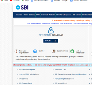 Sbi Online Banking Login Registration Process