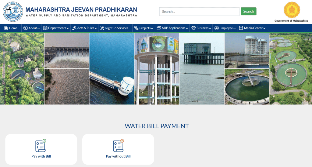 Maharashtra Jeevan Pradhikaran Water With Bill and Without Bill Payment