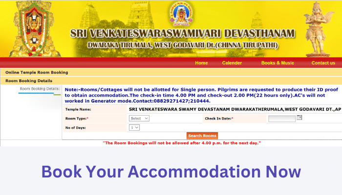 Dwaraka Tirumala Andhra Pradesh Booking Online