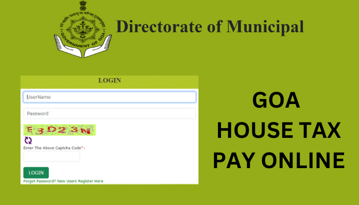 Goa House Tax Online Quick Pay View Download Receipt