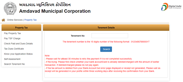 Gujarat Property Tax Amdavad Ahmedabad Municipal Corporation