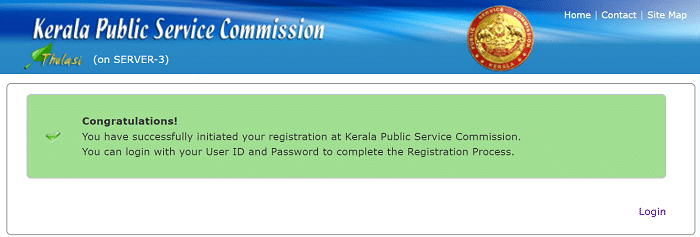 KPSC Thulasi Registration Congratulations