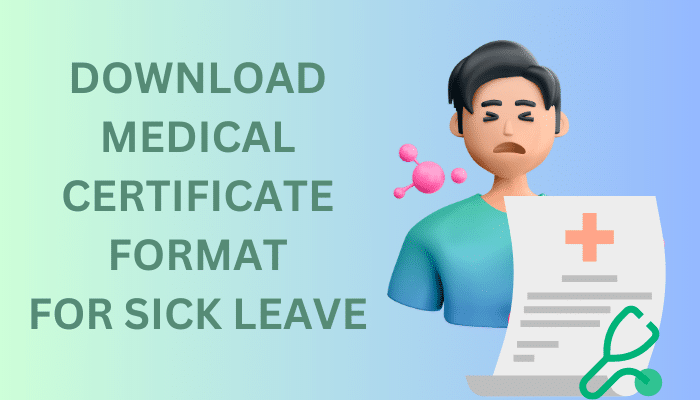 Medical Certificate Format For Leave Fitness Certificate Download