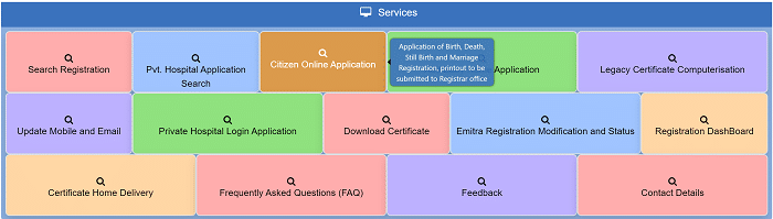 Pehchan Online Application Section