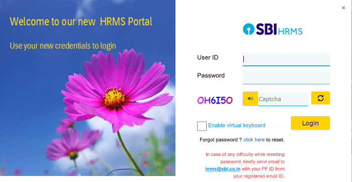 SBI HRMS Login Employee Portal Download Salary Slip