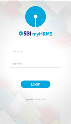 SBI HRMS Mobile App Login