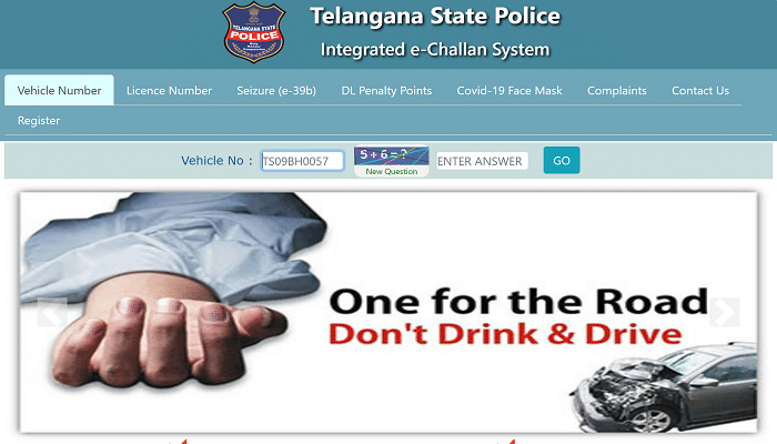 TS E Challan Paytm Payment Parivahan Portal Telangana