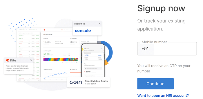 Zerodha Kite Login SignUp