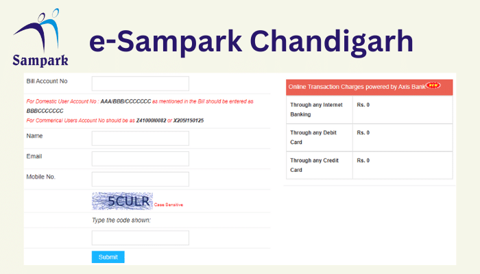 e-sampark chandigarh water bill payment online dwss