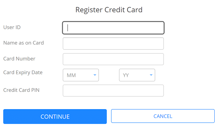 HDFC Credit Card New User Login Activation