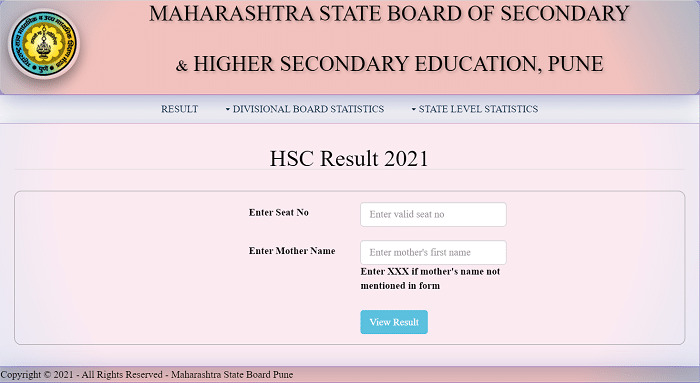 HSC Result Maharashtra Board