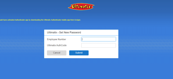 Myapp 2 TCS Ultimatix Password Change