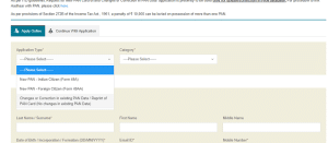 does pan card number changes after correction