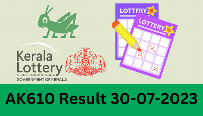 AK610 Kerala Lottery Result