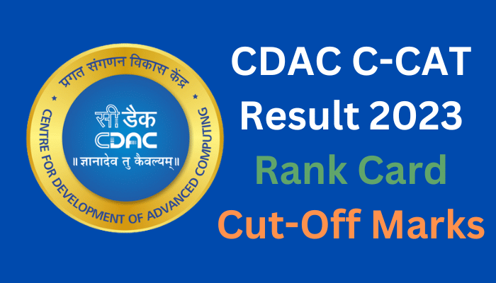 CDAC C-CAT Result 2023