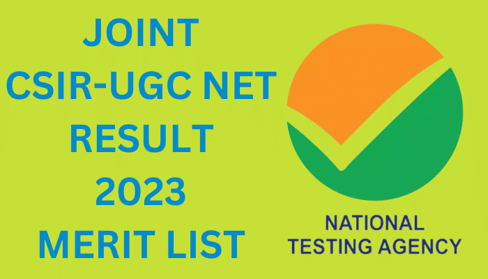 CSIR-UGC NET RESULT 2023