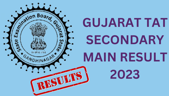 Gujarat TAT Secondary Result 2023