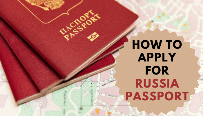 Russia Passport Application Form