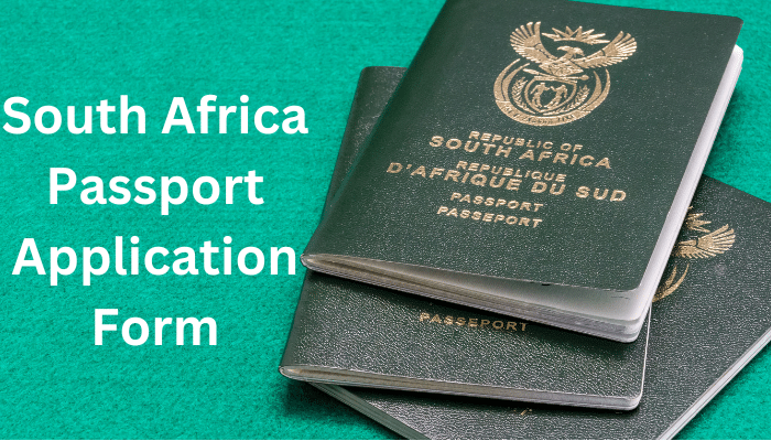 South Africa Passport Application Form