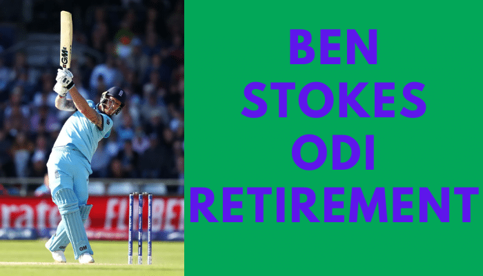BEN Stokes ODI Retirement