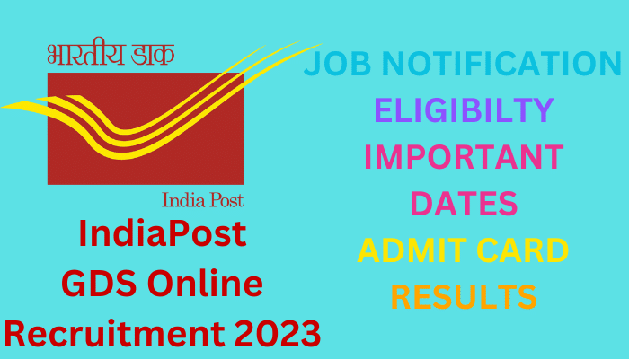 IndiaPost GDS Online Recruitment 2023