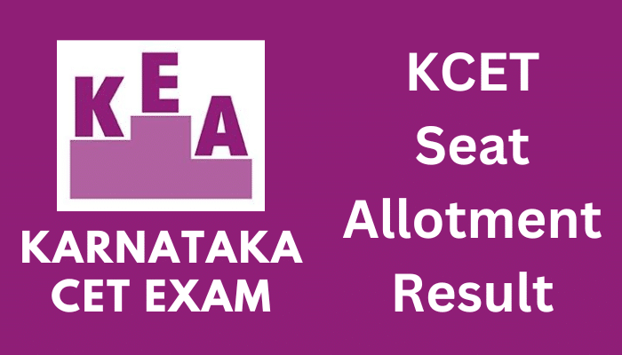 KCET Seat Allotment Result