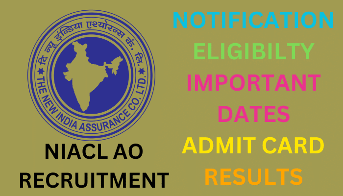 NEW INDIA ASSURANCE RECRUITMENT 2023 | NIACL AO 2023 | NIACL AO EXAM  PATTERN 2023 | GOVT JOB 2023 - YouTube
