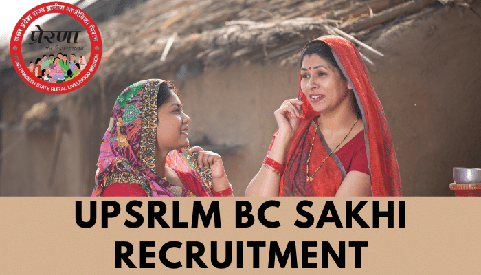 UPSRLM BC Sakhi Recruitment 2023