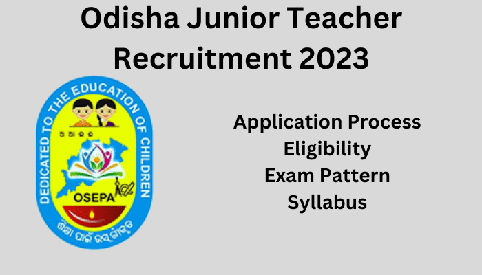 OSEPA Junior Teacher(Schematic) Odisha Recruitment CBT Syllabus | JT  Recruitment - YouTube