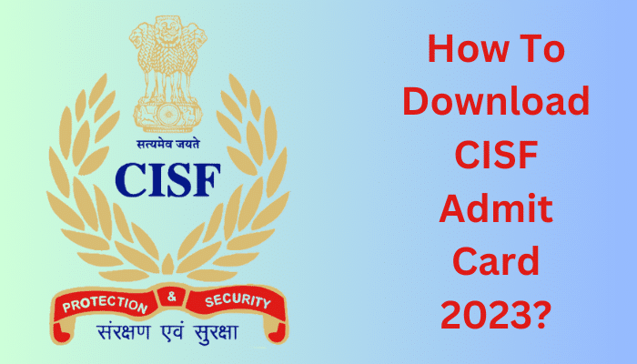 NEW) CISF AC (Executive) Recruitment 2024 at UPSC website