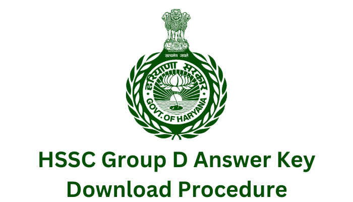 HSSC Group D Answer Key Download Procedure