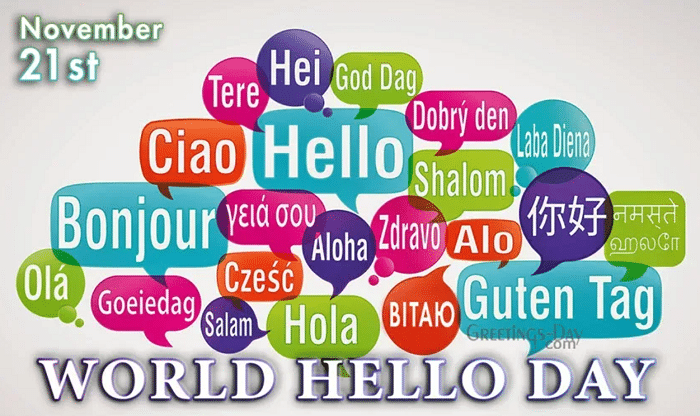 World Hello Day 1