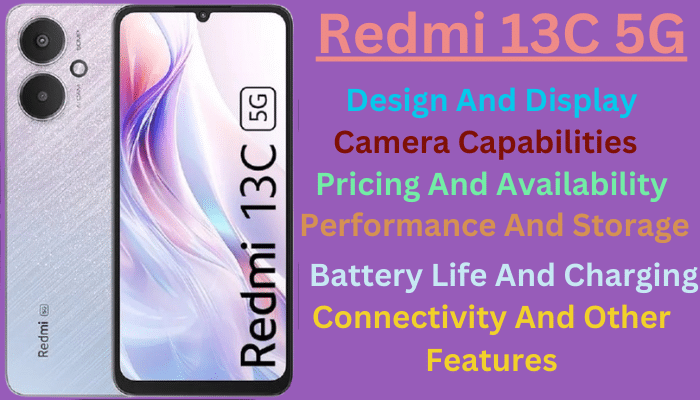Xiaomi Redmi 13C 8GB 256GB 6.74 in Screen Display Octa Core Unlocked  Smartphone
